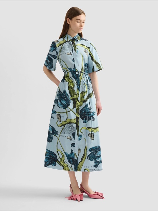 ERDEM Dresses & Skirts - ERDEM FLORAL PRINT SHIRT DRESS